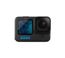 GoPro HERO11 Black - ūdensizturīga darbības kamera ar 5,3K60 Ultra HD video, 27 MP fotoattēli, 1/1,9 collu attēla sensors, tiešraides straumēšana, tīmekļa kamera, stabilizācija