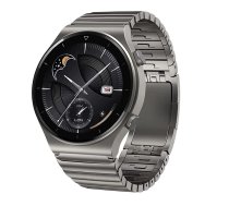 VeveXiao siksna saderīga ar Huawei Watch GT 46mm/GT2 Pro/GT2 46mm/GT 2E, 22mm metāla siksniņa, regulējama siksniņa Samsung Galaxy Watch 46mm/Galaxy Watch 3 45mm/Gear S3 Band (titāna pelēka)