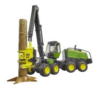 John Deere 1270G harvesters ar vienu koka stumbru BRUDER (02135)