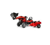 Case IH traktors ar piekabi