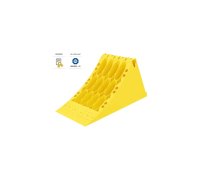 Riteņu paliktnis Crowny® 53, dzeltens, homologēts, termoplastisks