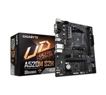 Gigabyte A520M S2H Motherboard - Supports AMD Ryzen 5000 Series AM4 CPUs, 4+3 Phases Pure Digital VRM, up to 5100MHz DDR4 (OC), PCIe 3.0 x4 M.2, GbE LAN, USB 3.2 Gen 1 | A520M S2H  |     4719331809720 | PLYGIGAM40041