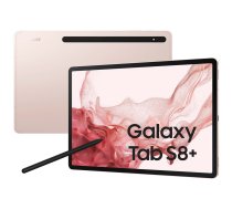 Samsung Galaxy Tab S8+ WiFi SM-X800 128 GB 31.5 cm (12.4") Qualcomm Snapdragon 8 GB Wi-Fi 6 (802.11ax) Android 12 Pink gold | SM-X800NIDAEUE  | 8806094149586 | TABSA1TZA0256