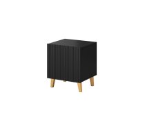 PAFOS bedside table 2 pcs. 45x40x51 cm matte black | PAFOS SZF CZ  | 5903815006784 | SZNCMMPME0012