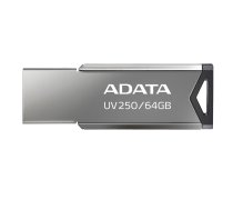 Adata Pendrive UV250 64GB USB2.0 Metal | SGADA2G64UV250M  | 4713218468819 | AUV250-64G-RBK