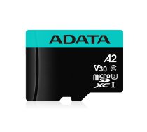 Adata Memory card microSD Premier Pro 128 GB UHS1 U3 V30 A2 + adapter | SFADAMD128U1C19  | 4710273771335 | AUSDX128GUI3V30SA2-RA1
