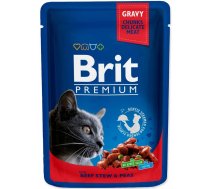 BRIT Premium Cat Beef Stew&Peas - wet cat food - 100g | DLKRITKAM0017  | 8595602505982 | DLKRITKAM0017