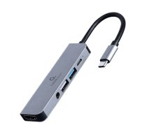 Gembird Adapter USB-C 5in1, PD, HDMI, Audio, USB 3.1, USB 2.0 | A-CM-COMBO5-02  | 8716309124256 | KBAGEMADA0083