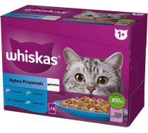 WHISKAS jelly sachets, flavours: White Fish, Cod, Salmon, Tuna - wet cat food - 12x85g | DLKWHSKAM0012  | 8410136025839 | DLKWHSKAM0012