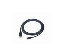 Gembird HDMI male to micro D-male black cable with gold-plated connectors, 1.8 m, bulk package | AKGEMHM1200  | 8716309072854 | CC-HDMID-6