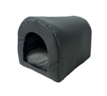 GO GIFT Dog and cat cave bed - graphite - 40 x 33 x 29 cm | DLKGGFLEG0008  | 5905359297833 | DLKGGFLEG0008