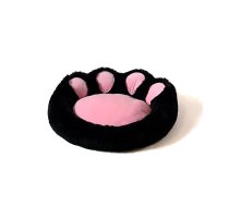 GO GIFT Dog and cat bed XL - black-pink - 75x75 cm | DLZGGFDSU0027  | 5905359297475 | DLZGGFDSU0027