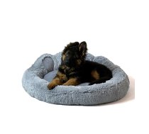 GO GIFT Dog and cat bed L - grey - 55x55 cm | DLZGGFDSU0032  | 5905359297420 | DLZGGFDSU0032