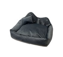 GO GIFT Prince grey XXL - pet bed - 70 x 55 x 12 cm | DLZGGFDSU0046  | 5905359297222 | DLZGGFDSU0046