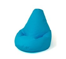 Sako bag pouffe Pear blue XXL 140 x 100 cm | PUFGGFSAK0102  | 5905359298649 | PUFGGFSAK0102