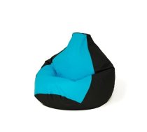 Sako bag pouffe Pear black and blue XXL 140 x 100 cm | PUFGGFSAK0120  | 5905359299189 | PUFGGFSAK0120