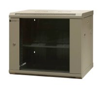 EMITERNET Separate wall-mounted cabinet 19'' 9U, unassembled, sheet metal/glass door, 600x450x500mm width/depth/height. EM/AS6409X | EM/AS6409X  | 5906764101043 | SZAEMIWIS0028