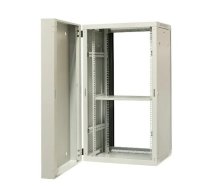 EMITERNET Split hanging cabinet 19" 22U, sheet metal/glass doors, 600×550×1083mm width/depth/height EM/AH6522 | EM/AH6522  | 5906764107359 | SZAEMIWIS0007