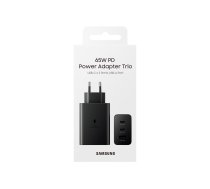 Power charger SAMSUNG Trio EP-T6530 65W PD 1x USB-A, 2x USB-C (EP-T6530NBEGEU) Black | EP-T6530NBEGEU  | 8806092673885 | LADSA1SIC0022