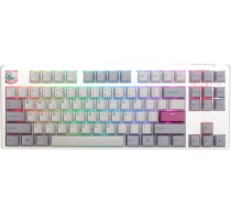 Ducky One 3 Mist Grey TKL Gaming Keyboard, RGB LED - MX-Brown (US) | 100043089  | 4711394380437 | WLONONWCRA289