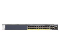 NETGEAR M4300-28G-PoE+ Managed L2/L3/L4 10G Ethernet (100/1000/10000) Power over Ethernet (PoE) 1U Black | GSM4328PA-100NES  | 606449112771 | WLONONWCRAMFC