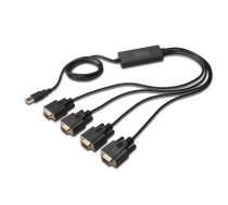 Digitus USB 2.0 to 4x RS232 Cable | AIASSA000000004  | 4016032308539 | DA-70159