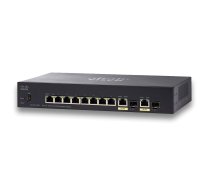 Cisco Small Business SF352-08P Managed L2/L3 Fast Ethernet (10/100) Power over Ethernet (PoE) 1U Black | SF352-08P-K9-EU  | 882658997402 | WLONONWCRBHFC