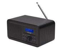 DAB+/FM radio Denver DAB-30 with wooden case black | DAB-30BLACK  | 5706751044526 | WLONONWCRBEP8