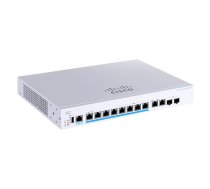 Cisco CBS350 Managed L3 2.5G Ethernet (100/1000/2500) Power over Ethernet (PoE) 1U Black, Grey | CBS350-8MP-2X-EU  | 889728326711 | WLONONWCRBHL5