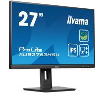 iiyama ProLite XUB2763HSU-B1 computer monitor 68.6 cm (27") 1920 x 1080 pixels Full HD LED Black | XUB2763HSU-B1  | 4948570123780 | MONIIYMON0194