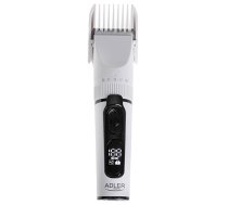 Adler | Hair Clipper with LCD Display | AD 2839 | Cordless | Number of length steps 6 | White/Black | ad_2839  | 5905575901750 | WLONONWCRCAR6