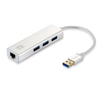 LevelOne Adapter USB3.0 -> GBit-LAN + USB3.0 Hub | USB-0503  | 4015867190562 | WLONONWCRCGWA