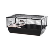 INTER-ZOO Bob + Wood black - cage for a hamster | G306ACTB  | 5907600701076 | DMZINZKLA0007