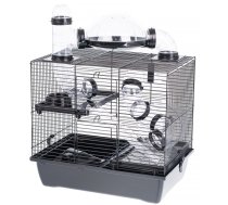 INTER-ZOO Rocky + Terrace black - cage for a hamster | G306ACTB  | 5907600701052 | DMZINZKLA0005