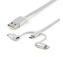 LIGHTNING CABLE 1M USB-C/MICRO-B/USB-A | LTCUB1MGR  | 0065030868365 | WLONONWCRCMUH