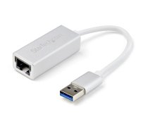 USB 3.0 NETWORK ADAPTER-SILVER/ALUMINUM DESIGN SILVER FINISH | USB31000SA  | 0065030862035 | WLONONWCRCMSL