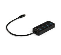 4-PORT USB C HUB WITH ON/OFF/INDIVIDUAL ON/OFF SWITCHES | HB30C4AIB  | 0065030874335 | WLONONWCRCNE8