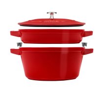 Staub La Cocotte Round Cast iron Casserole baking dish | 40508-384-0  | 3272340054556 | WLONONWCRCARF