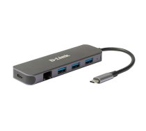 D-Link DUB-2334  USB-C nach 1000MBit Adapter mit USB-Hub retail | 2209044  | 790069468612 | WLONONWCRCNUG