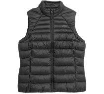 Women's down vest 4F F091 deep black 4FSS23TDJAF091 20S | 133613_L  | 5904698154425 | WLONONWCRAUFB