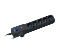 Lestar Surge Protector LF-530WA, 3L EMI/RFI, 5.0m, black | ALLES5P005C  | 5901966000385 | 1966000385