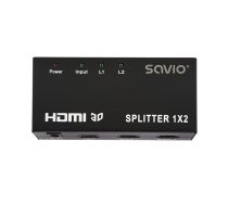 Savio CL-42 video splitter HDMI 2x HDMI | cl-42  | 5901986040378 | AKCSAVSPL0003