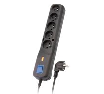 Lestar Surge Protector LV-530W, 1L, 2.5m, black | ALLES5W002C  | 5901966000293 | 1966000293