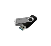 GOODRAM TWISTER BLACK 64GB USB3.0 | UTS3-0640K0R11  | 5908267920848 | PAMGORFLD0294