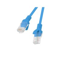 Lanberg PCU5-10CC-0300-B networking cable Blue 3 m Cat5e U/UTP (UTP) | PCU5-10CC-0300-B  | 5901969404555 | KGWLAEPAT0060