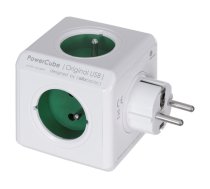 Allocacoc PowerCube Original USB 2202 Green | ALACOZA2202GREE  | 8718444085973 | PowerCube USB GREEN  2202GN