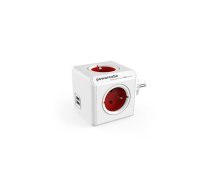 Allocacoc PowerCube Original USB 2202 Red | ALACOZA2202RED0  | 8718444085935 | PowerCube USB RED  2202RD