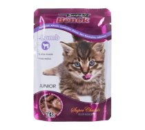 SUPER BENEK Junior Lamb in sauce - wet cat food - 100 g | DLZSBEKMK0005  | 5905397017554 | DLZSBEKMK0005