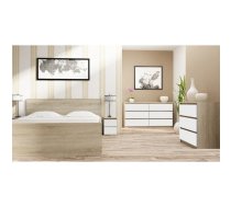 Topeshop M2 SONOMA MIX nightstand/bedside table 2 drawer(s) Oak, White | M2 SONOMA MIX  | 5902838461129 | SZNTOHPME0024