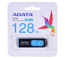 Adata Pendrive UV128 128GB USB3.2 black-blue | AUV128-128G-RBE  | 4713435799444 | PAMADTFLD0133
